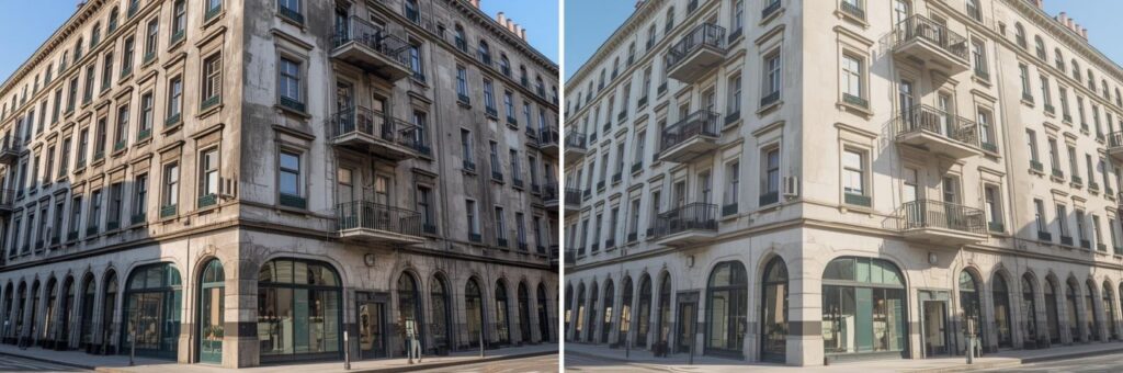 Fassadenreinigung MMCOMPACT Service