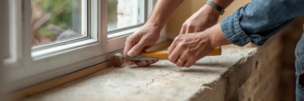 Innenausbau-historisches Sandsteindesign